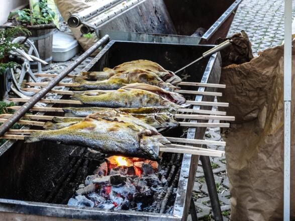 Steckerlfisch Braxei´s Fischerhütte