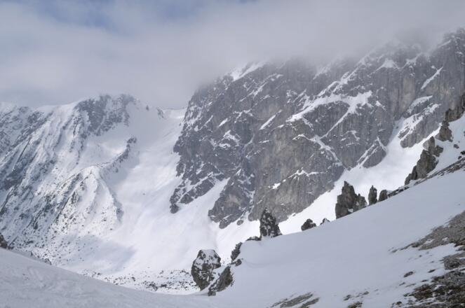 Stöttltor, Blick zurück auf die Abfahrt vom Hölltörl