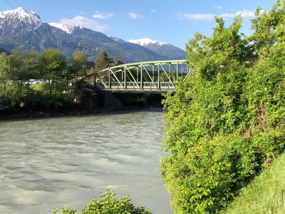 Blick zur Brücke Magerbach