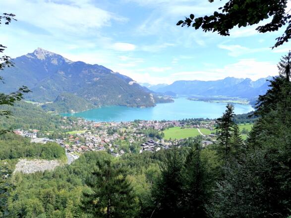 "Mozartblick" auf St. Gilgen und Wolfgangsee