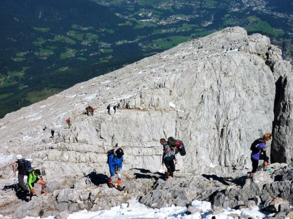 ein beliebtes Ziel ist das Hocheck