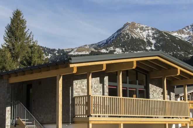 Beispiel  Balkon Chalet