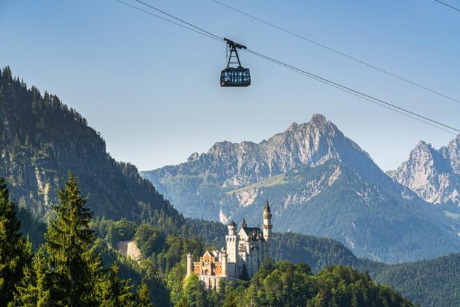 Tegelbergbahn im Sommer