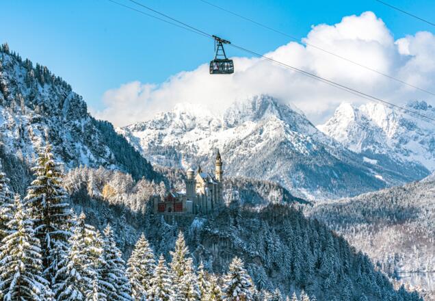 Tegelbergbahn im Winter