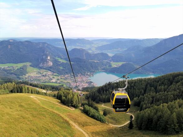 Mit der Seilbahn aufs Zwölferhorn