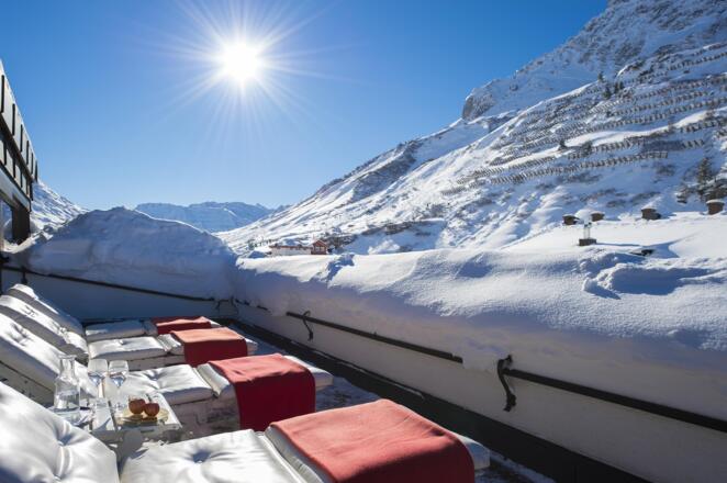 Thurnhers Alpenhof Dachterrasse