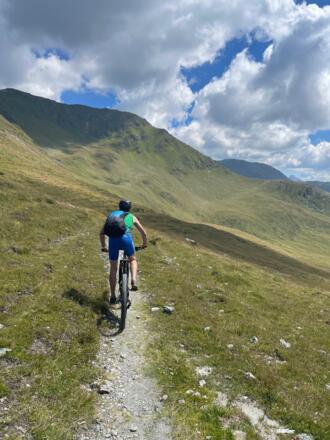 Viel "flow" in den unendlichen Weiten der Karnischen Alpen...