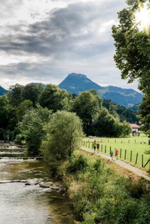 Auerbach mit Blick auf den Brünnstein