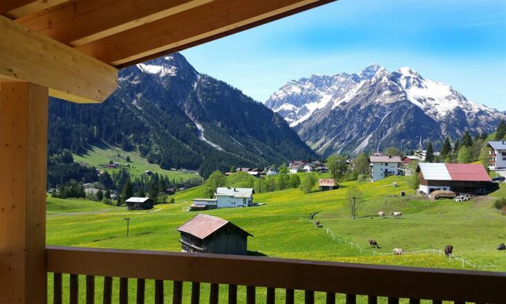 Ahorn Chalet / Aussicht nach Süden / Brunälla