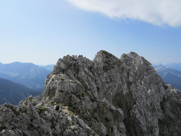 Aussicht vom Mittenwalder Höhenweg
