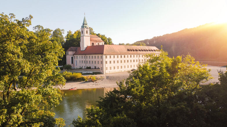 Blick Schlafzimmer Kloster Weltenburg