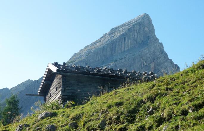 Falzalm mit kleinen Watzmann