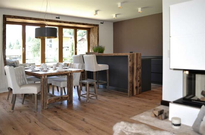 Ahorn Chalet / Essen mit Aussicht