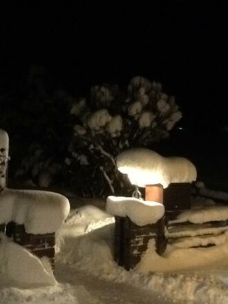 nächtlicher Wintereingang !!!