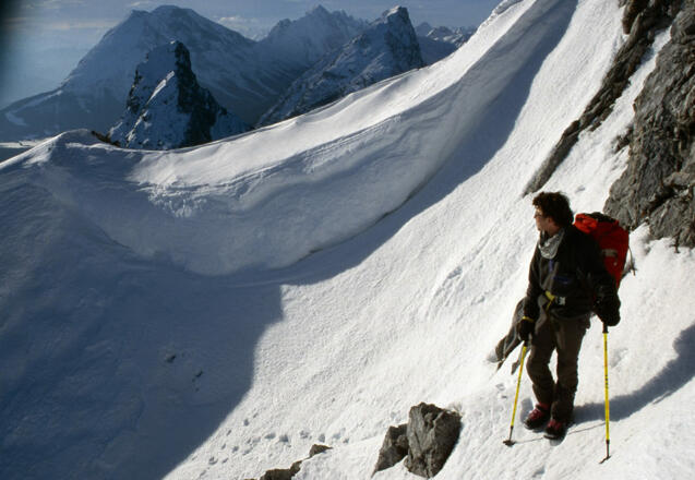 Ausstieg Gipfelrinne