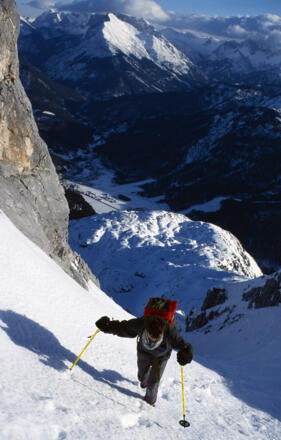 Arnspitz Gipfelrinne