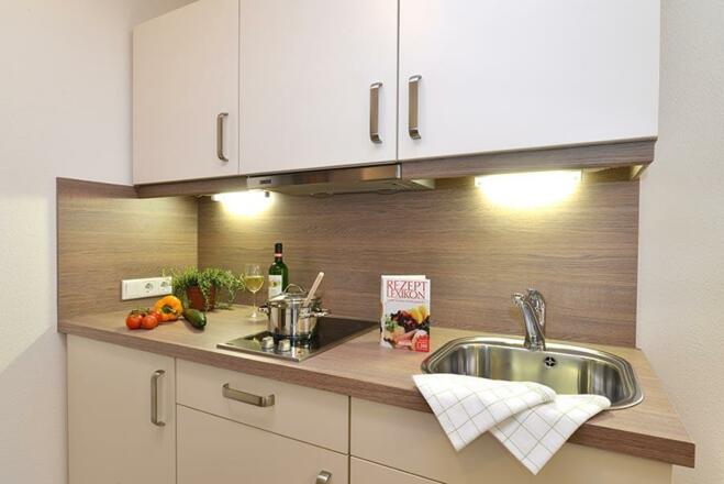 Küche in der Ferienwohnung