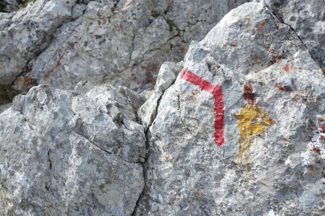 Ganz gelegentlich mal belegen Markierungen, dass man richtig ist.