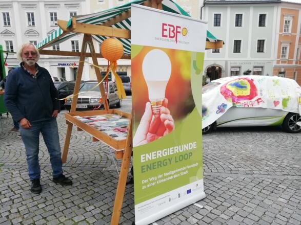 Erste Präsentation des Energiefolders beim Mobilitätstag Freistadt