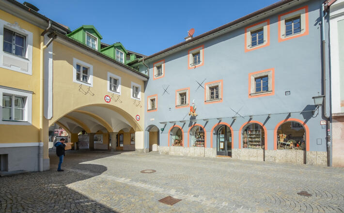 Das Ladengeschäft der Berchtesgadener Handwerkskunst in der Alten Fronveste