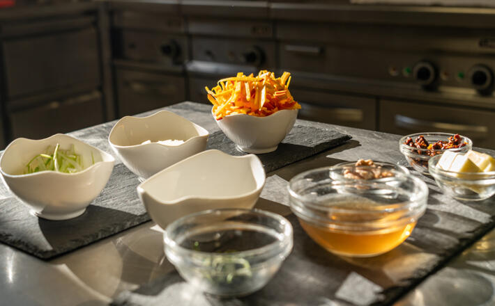 Perfekte Zutaten für schöne Stunden am Mittag, am Nachmittag und am Abend.