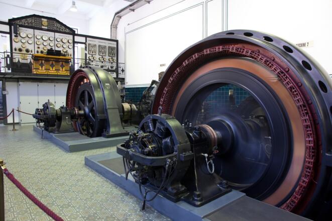 Turbinen im Kraftwerk