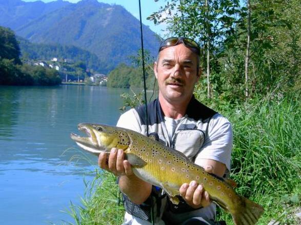 Fischen in der Enns