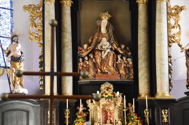 Schutzmantel-Madonna in der Wallfahrtskirche Frauenstein
