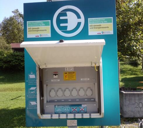 E-Ladestation Parkplatz Brunnbach - Großraming