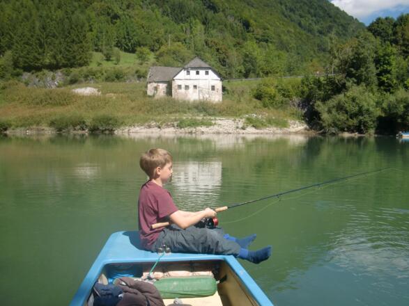 Fischen in der Enns