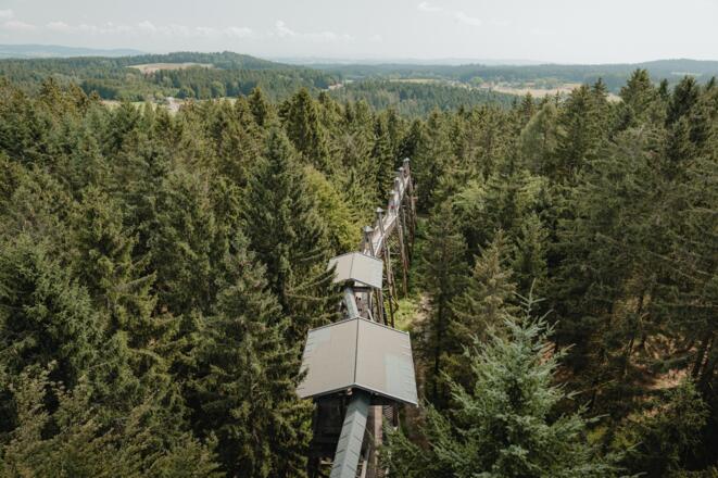 Baumkronenweg Kopfing Landschaft