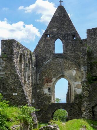 Kapelle auf der Burgruine Schaunberg. Z05