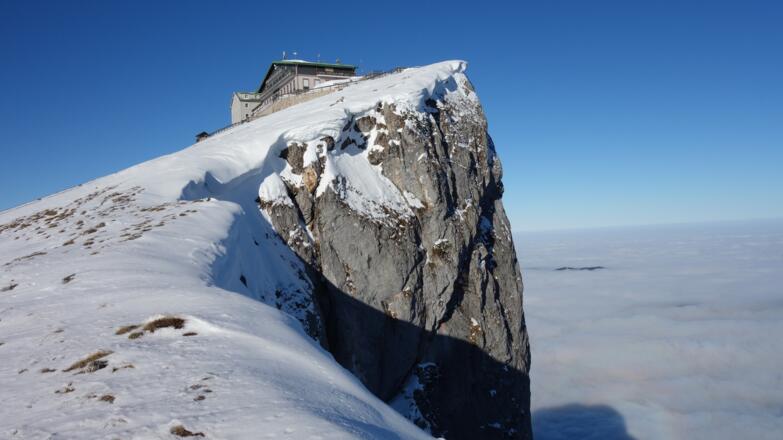 Schafbergspitze 1783m, vom Abstieg gesehen