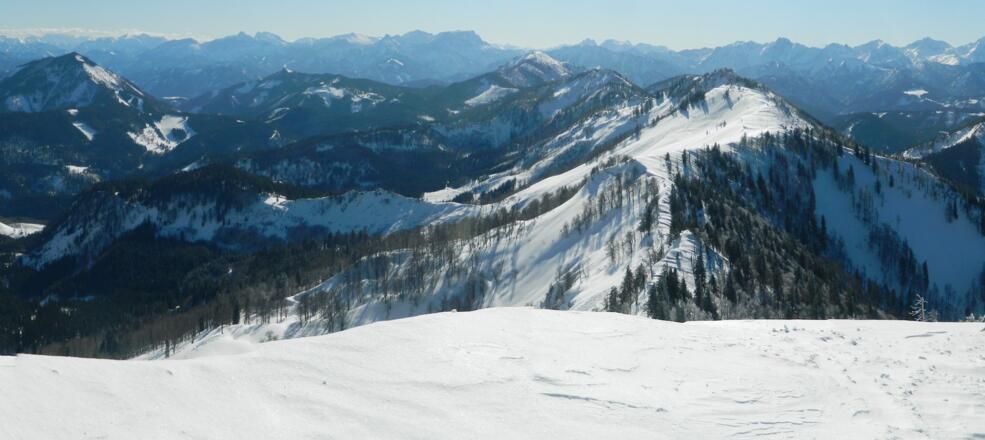 Wieser vom Almkogel gesehen