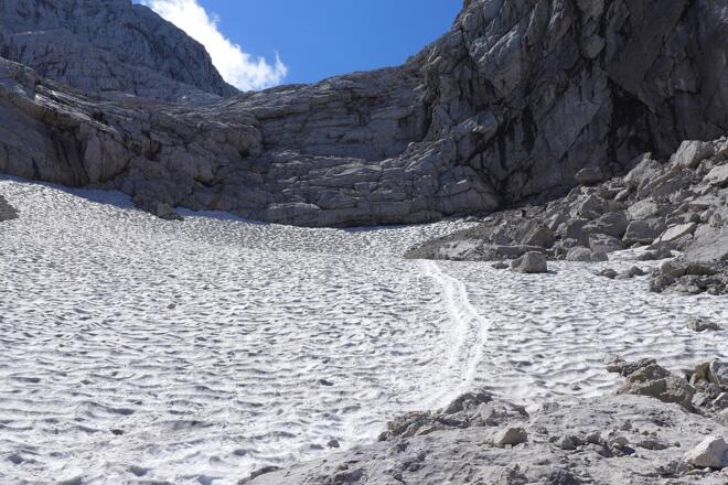 Im Kar oberhalb der Teicheln