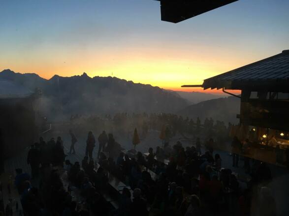 Sonnenuntergang am Hochjoch