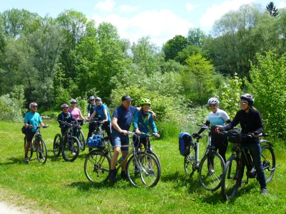 lustige Pause Radweg R6