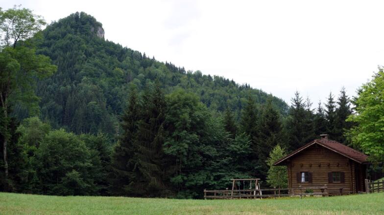 Rückblick zum Rotstein von~665m