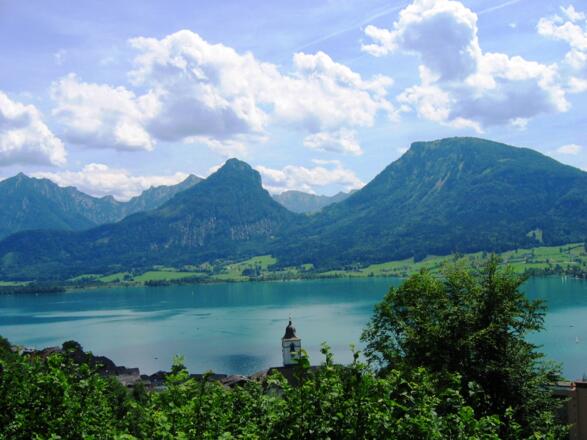 Blick auf St. Wolfgang