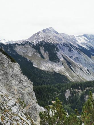 Blick zum Lafatscherjoch