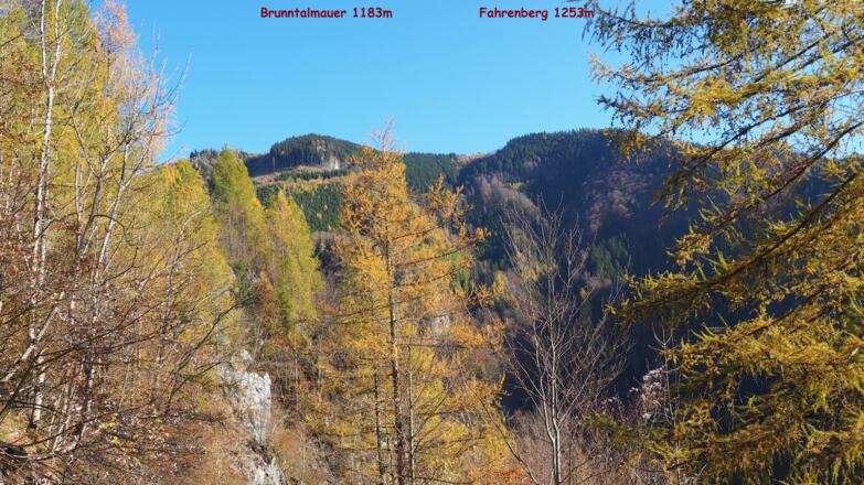 Rückblick ca. von 700 m