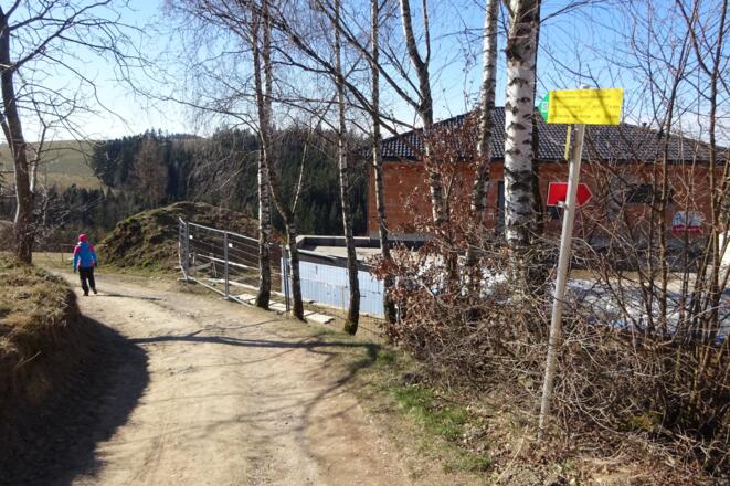 Abzweigung nach der Urtlstraße