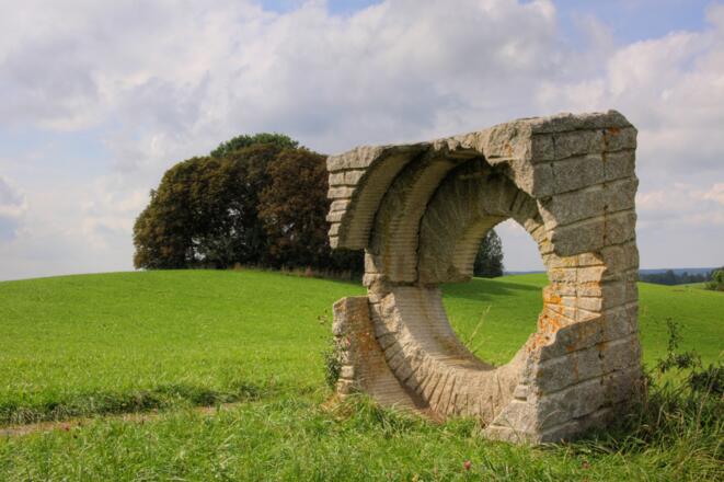 Skulptur auf dem Aussichtsberg