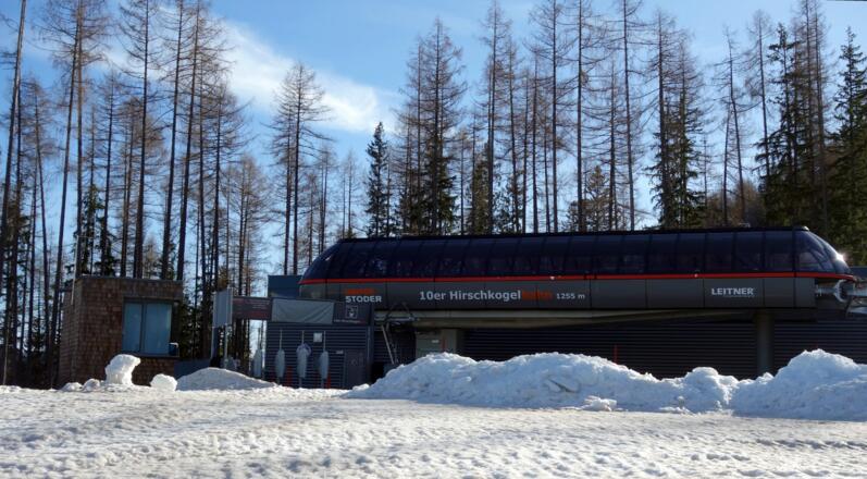 10er-Hirschkogelbahn 1155m, Talstation