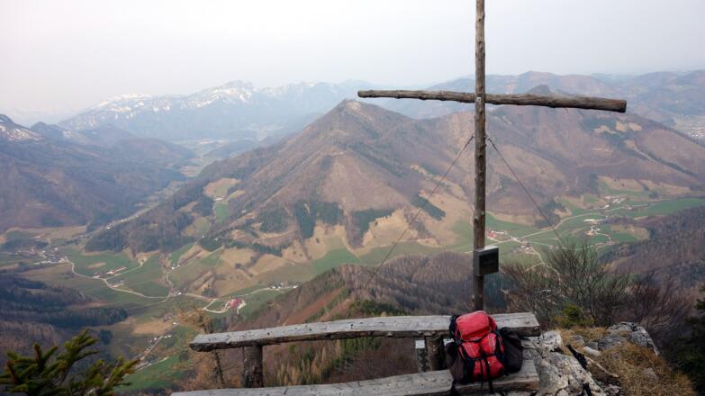 Kreuz Hoher Trailing ~1237m, mit Eibling 1108m