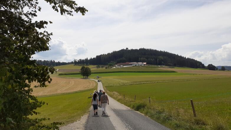 Trölsberggipfel in Sicht, davor der zweite Hof