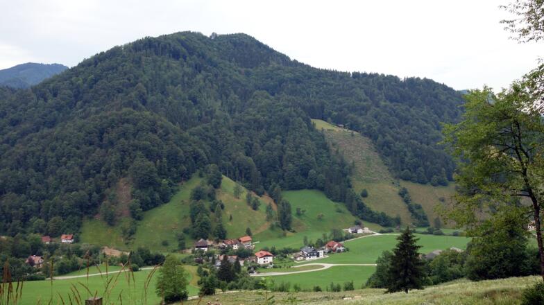 Hieselberg beim Anstieg zum Rotstein