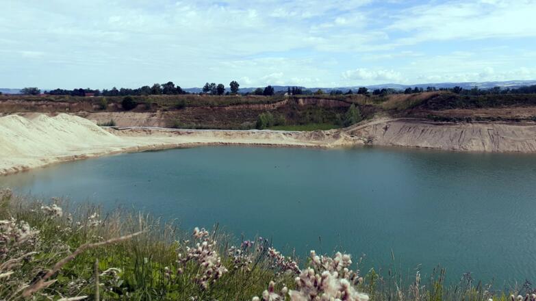 Schöner Blick auf Baggersee