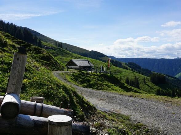 Blick zur Schützingalm