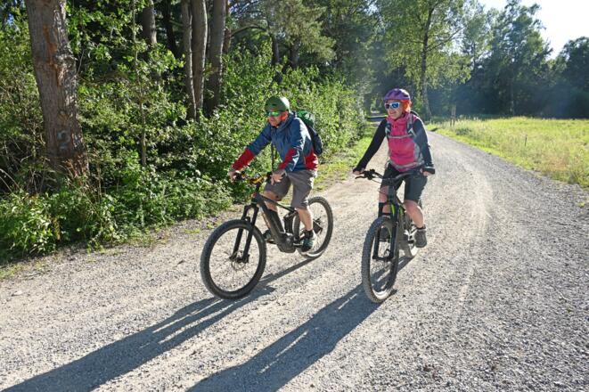 Radler im Fußbergmoos